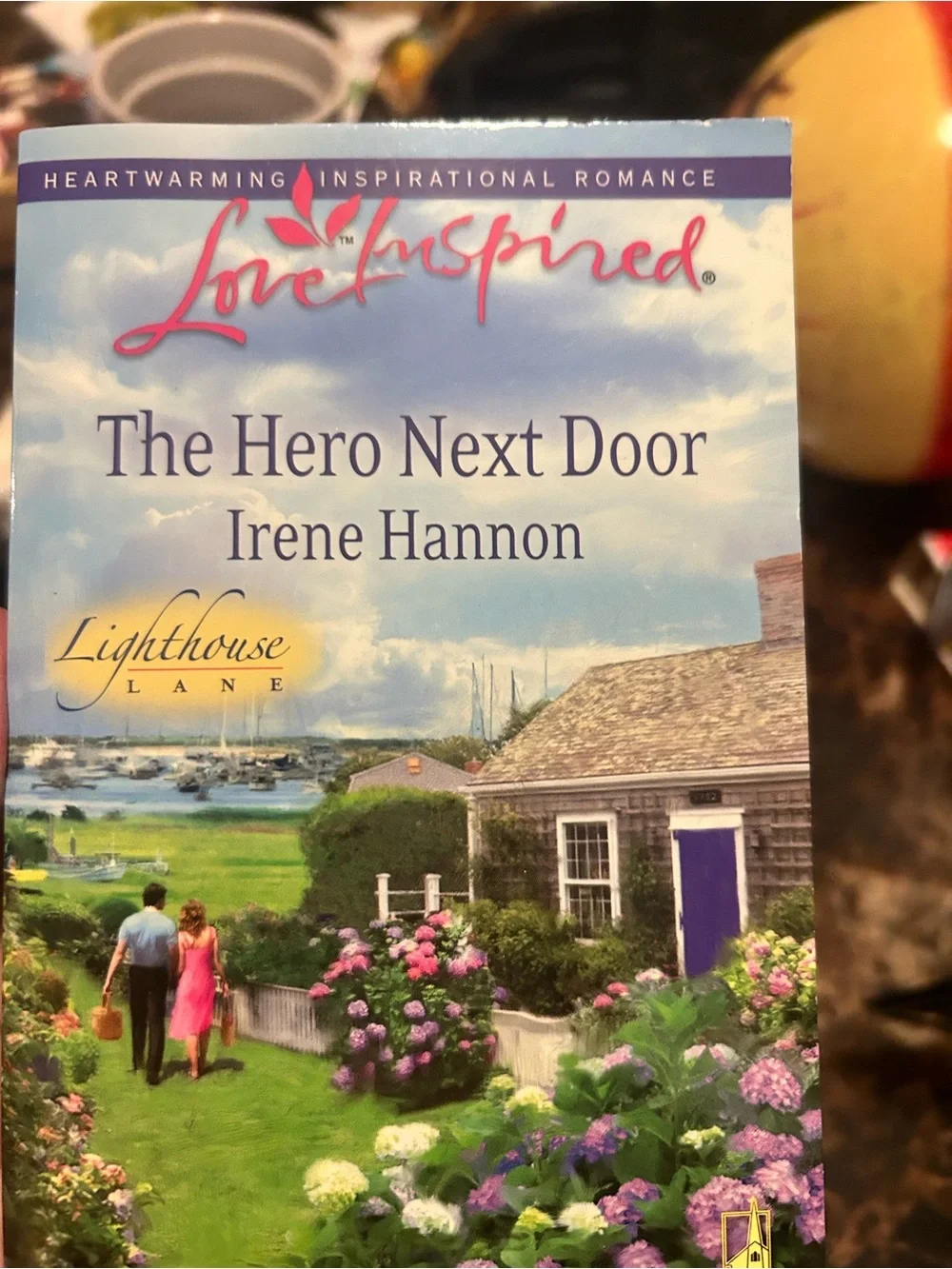 The Hero Next Door by Irene Hannon - Blue Cover